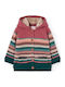 Kids Cardigan Knitted with Hood Multicolor