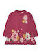 Children's Dress Long Sleeve Knitted Pink