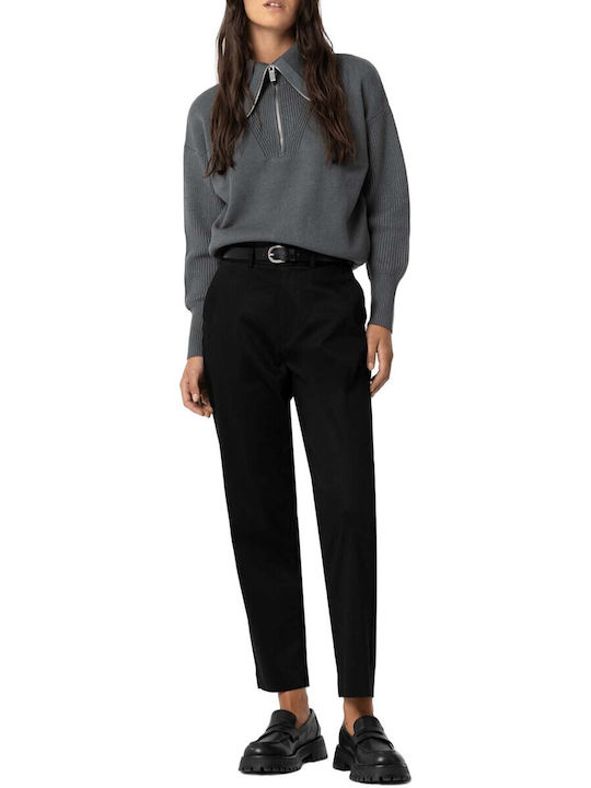 Tiffosi Women's Fabric Trousers Black
