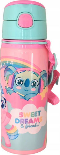 Kids Licensing Παιδικό Παγούρι με Καλαμάκι 650ml