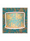 Oxygen Orange Negative Flowers Single-Light Kids Hanging Ceiling Light with E27 Socket Orange 35x20cm