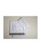 Raison D' Etre Baby Sheets Set Crib Cotton White 120x160cm 3pcs