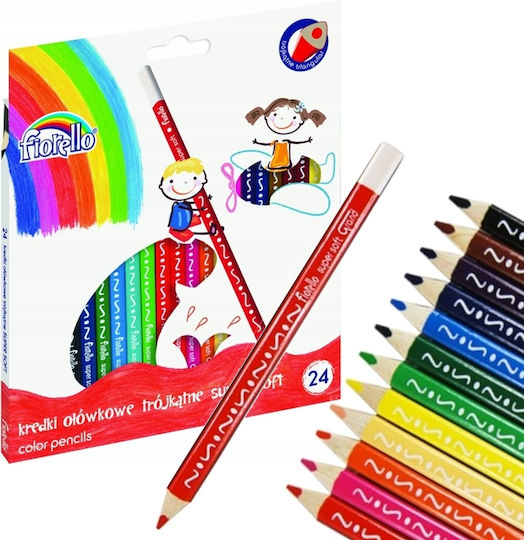 Fiorello Set de creioane colorate 24buc Pachet de 1 ambalaje