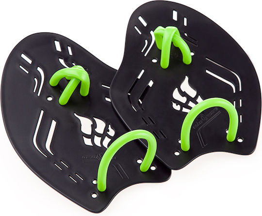 Χεράκια Κολύμβησης Mad Wave Extreme Training Swim Paddles Medium Black Green M074901501w Μαύρο