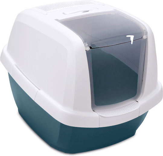 Imac Cat Toilet Closed Blue L65 x W47.5 x H47.5cm