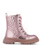 Kids Boots with Zipper Pink