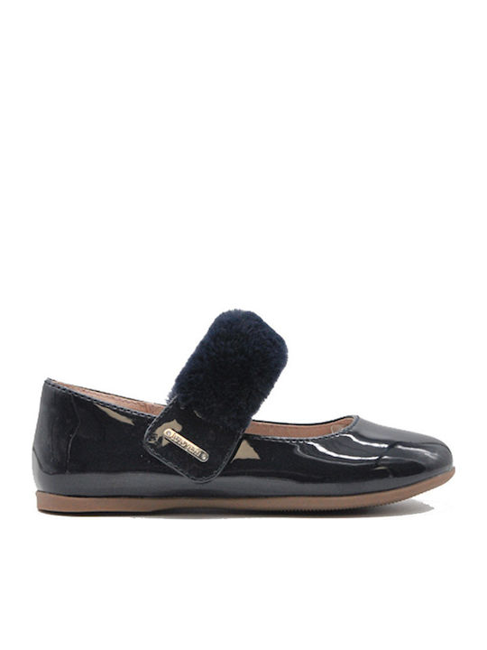 Mayoral Kids Leather Ballerinas with Hoop & Loo...