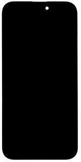 Screen True Color with Touch Mechanism and Frame for iPhone 14 Pro Max (Black)