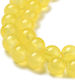 Glas Jade Look Gelbe 8mm 100Stück