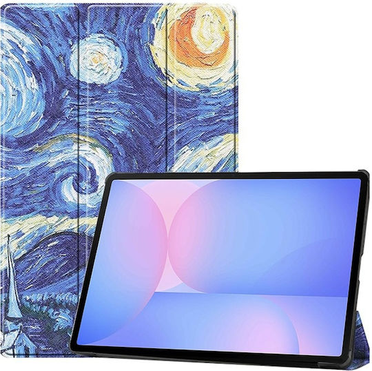 Husă Tabletă Samsung Galaxy Tab S10 FE Plus Skyddar Innovation Suport Multi-unghi Funcție Sleep Wake Foldpro Starry Night Set Autocolant