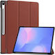 Husă Tabletă Samsung Galaxy Tab S10 FE Plus Skyddar Innovation Stand Multi-unghi Funcție Sleep Wake Foldpro Roșie Set Autocolant