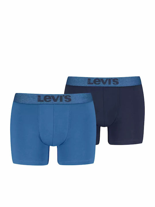 Herren Boxershorts Blue 2Packung