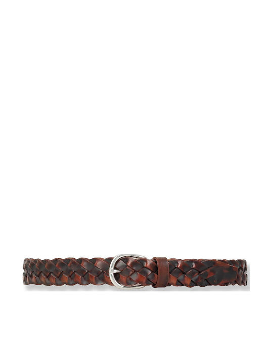 Men's Belt Leather Dark Brown