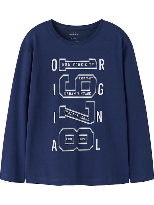Name It Kids' Shirt Long Sleeve Indigo