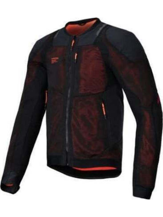 Alpinestars Troop-air Pro Καλοκαιρινό Ανδρικό Μπουφάν Μηχανής Black/Red