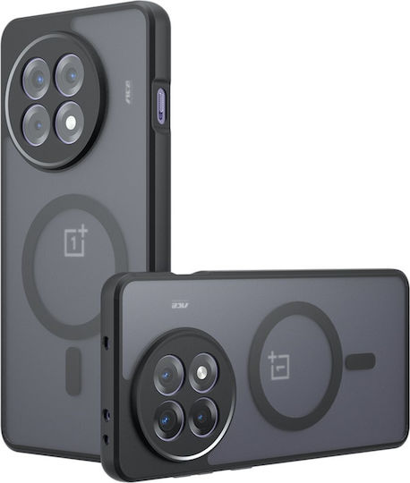 Techsuit Umschlag Rückseite Silikon Schwarz (OnePlus 13R)