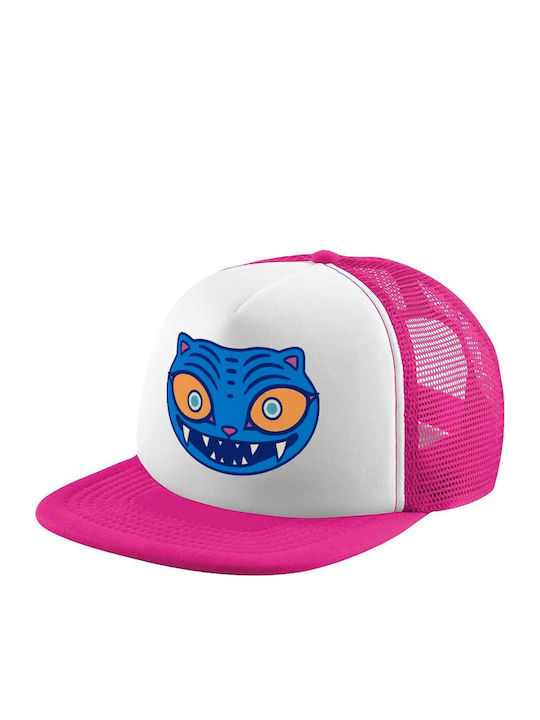 Koupakoupa Kids' Hat Jockey Fabric Huntrix Derpy The Blue Tiger White