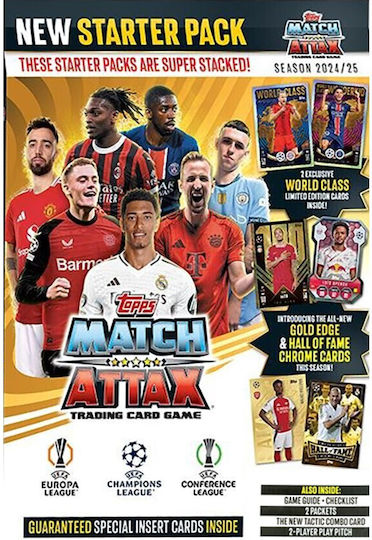Topps Match Attax Сезон 2024-2025 - Стартов Пакет