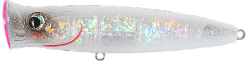 Artificial Fishus Lurenzo Ubuntu Popper 9.5cm Wf White N Flash
