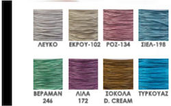 Κορδονι Κερωμενο 1mm 40813-4 Βεραμαν Κορδονι Κερωμενο 1mm 40813-4 Βεραμαν