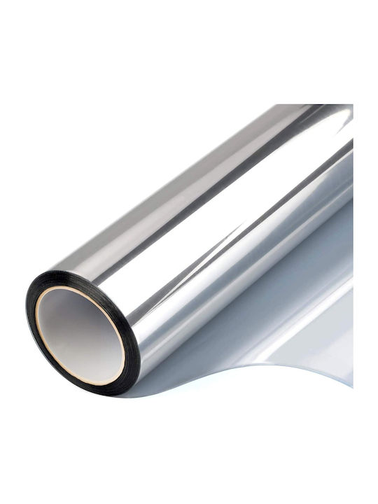 Self-Adhesive Anti-UV Window Film 60x200cm Transparent Silver