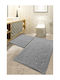 UnicUtil Antiderapant Set Covorașe de Baie De Bumbac 359CHL1659 Gray, Multicolor 50x60buc 2buc