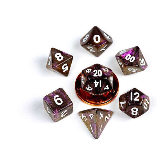 Fanroll 7 Mini Dice Set Stardust Supervolcano