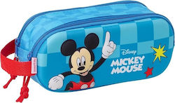 Safta Fabric Pencil Case Light Blue