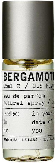 Le Labo Bergamote 22 Eau de Parfum 15ml