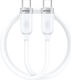 BWOO USB 2.0 Kabel USB-C männlich - USB-C / USB-A 100W Weiß 1m