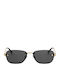 Bvlgari Unisex Sonnenbrille mit Gold Metall Gestell und Schwarz Linse