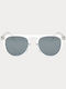 Prive Revaux Unisex Sunglasses with Transparent Plastic Frame and Gray Lens THEBOBBY/S-900