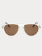 Prive Revaux Unisex Sunglasses with Transparent Plastic Frame and Brown Lens THEBARON/S-900