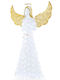 Costway Costway Large Illuminated Christmas Angel 150 Led Lamps Cm24909de