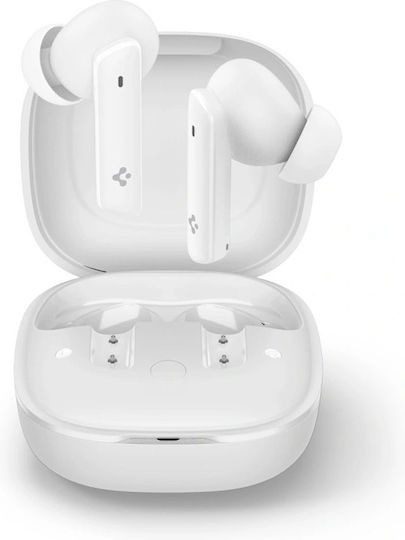 Spigen SA2402 ANC Pro In-ear Bluetooth Handsfree Ακουστικά με Θήκη Φόρτισης Λευκά