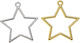 Star Контур 3см Nu2015 Сребърен