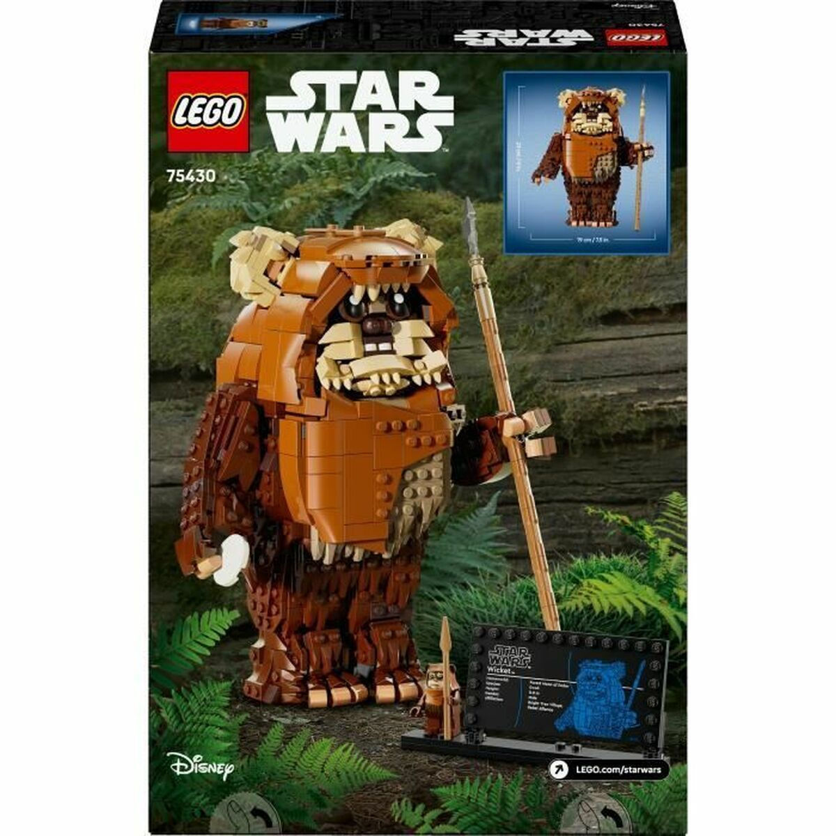 LEGO Star Wars Wicket the Ewok für 12+ Jahre Jahre 1010Stück 75430