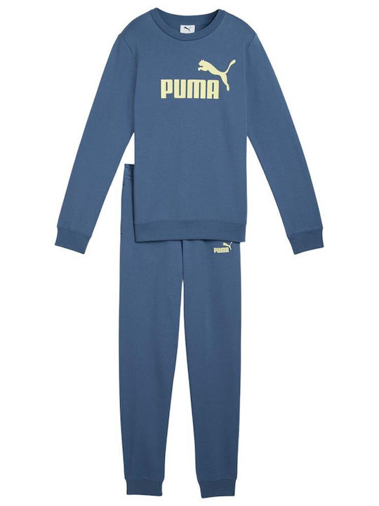 PUMA Παιδικό Σετ Φόρμας Μπλε 2τμχ Essentials