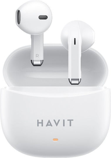 Havit TW941 In-ear Bluetooth Handsfree Căști cu Carcasă de Încărcare Alb