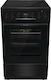 Gorenje Κουζίνα 70lt με Κεραμικές Εστίες Π50εκ. Μαύρη