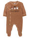 Dreams by Joyce Babystrampler Langärmliges Samt Brown