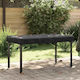 vidaXL Waterproof Sofa Cover Black 142x82x15cm