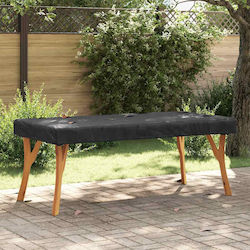 vidaXL Waterproof Sofa Cover Black 162x92x15cm