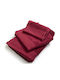 Dimcol Prosop de mână Pene 40x60cm. Bordeaux Greutate 500gr/m²