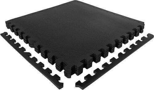 Virtufit Podele Puzzle de Gimnastică Negre 120x120cm 4buc