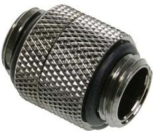 Bitspower Adapter Straight G1/4 Inch Male To G1/4 Inch Male Rotatable Glossy Black