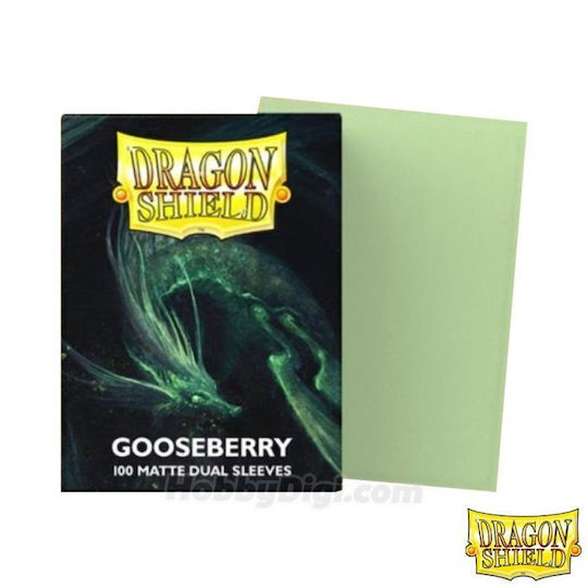 Dragon Shield Standard Size Matte Dual Card Sleeves Standard Size 100τμχ Πράσινες