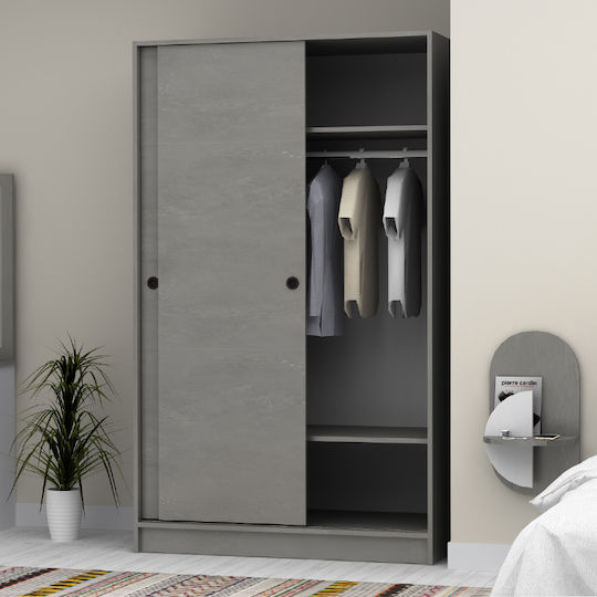 Doppeltür Schieben Regio 120x60x200cm Grey Concrete