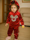 Kinder Sweatpants Set - Jogginganzug Rot 2Stück