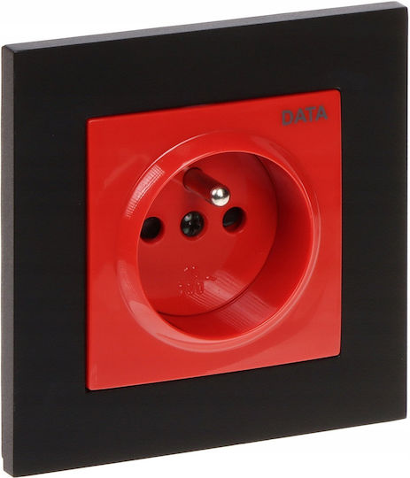 Elektro Plast Power Socket Black 1pcs